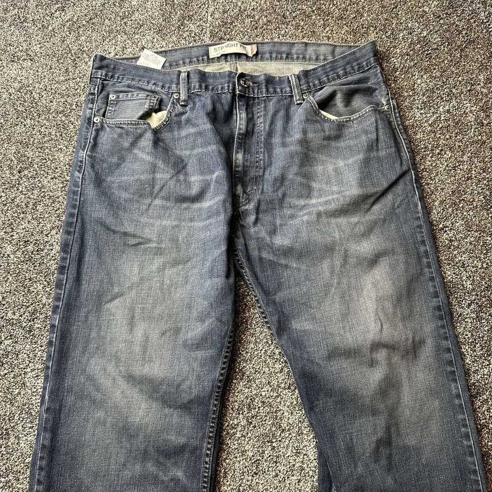 Levis 505 Jeans Mens 40x30 Blue Medium Wash Straight Zip Fly Regular Fit‎ Denim